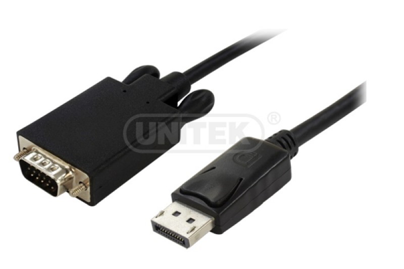 C&#225;p Displayport to VGA Unitek (Y-C 5118F)